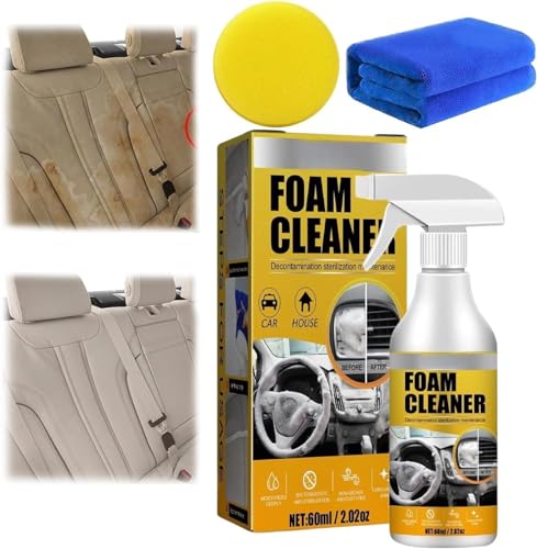 Multi-Purpose Foam Cleaner,All Around Master Foam Cleaner,Upholstery Cleaner for car Seats,Multi Purpose Foam Cleaner for car, Interior car Cleaner (1 pcs)