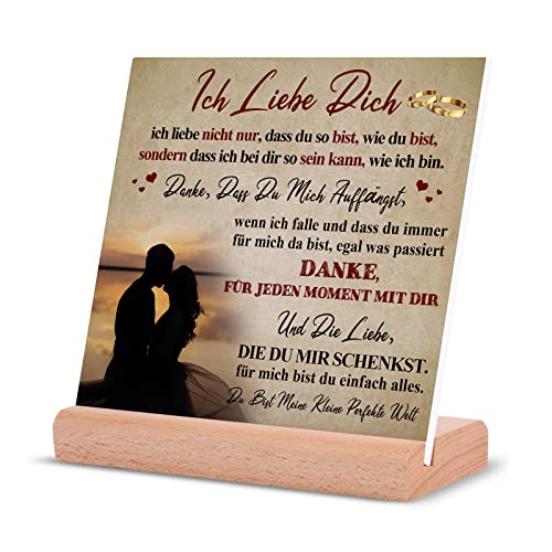 Niyewsor Geschenke für Frauen/Männer, Hochzeitstag Geschenke für Brautpaar Paare, Jahrestag Geschenk für Ihn Sie, Partner Geschenke, Geburtstagsgeschenk, Ich Liebe Dich