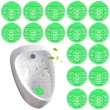 Urinalsieb, 16 Stück Urinalsieb Mit Duft (Apfel), Frischewirkung Pissoirsieb, Desodorierungsmittel Für Urinalsiebe, Urinal Einleger Matte, Pissoirsieb Spritzschutz Für Alle Gewerblichen Orte Wohnungen