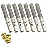Porgeel 7pcs Tuning -Stifte Fester Schnurnagel für Lyre Harp Strings Primitive String Instrumente Silber