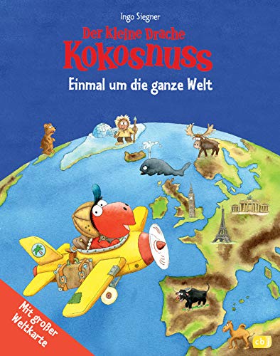 Der kleine Drache Kokosnuss - Einmal um die ganze Welt: Kinderatlas mit großer Weltkarte (Vorlesebücher, Band 4)