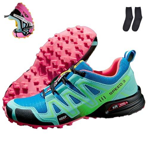 OrthoTrekking - Ergonomischer Schmerzlindernder Trekking u. Wanderschuh, Orthotrekking Schuhe Damen, RutschfesteWasserdichte Wanderschuhe (Grau, Erwachsene, 40, Numerisch, EU Schuhgrößensystem, M)