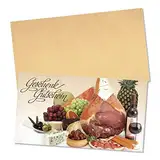 GESCHENKGUTSCHEINcom by POS-HAUER. Gutschein-Set. 25x Gutschein + Kuvert. Für Feinkost Feinkostgeschäft zum selbst Ausfüllen.