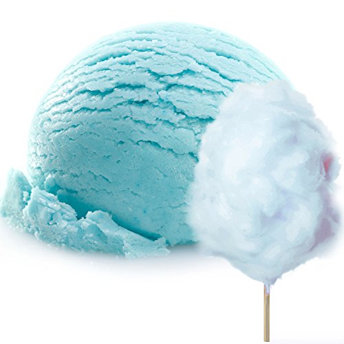 Zuckerwatte Blau Geschmack für Speiseeis Gino Gelati Eispulver Softeispulver für Ihre Eismaschine (333g)