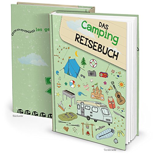 Logbuch-Verlag Großes Campingbuch Camping Tagebuch Reisetagebuch für Camper Geschenk Wohnmobil Fahrtenbuch DIN A4