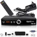 hd-line 20900 M Digital Satelliten Sat Receiver - (HDTV, DVB-S/S2, HDMI, SCART, 2X USB 2.0, Full HD 1080p) [Vorprogrammiert für Astra Hotbird Türksat]