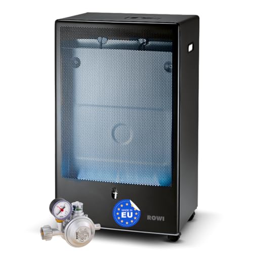 ROWI Gas-Heizofen HGO 4200/1 BF Pro Premium+ inkl. doppeltem Druckregler I Geeignet für Innen- & Außenbereich und Gewerbe I Einfacher Transport/Made in Europe [Energieklasse A]