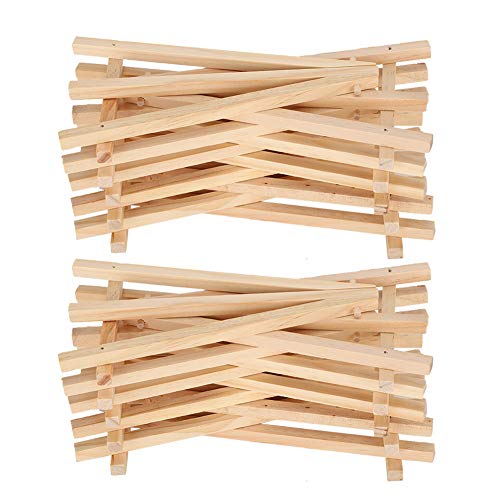Xolsurg 20pcs Mini Holzausstellung Eundendealmalerei Stativ dekorative Display für Kunstveranstaltung
