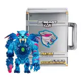 MrBeast Lab Apex Beast Panther Sammelfigur, stehend bei 15,8 cm Höhe, mit extremen Details, Premium-Verpackung, 13 Gelenkpunkte und Chomp-Kiefer, 2 zum Sammeln