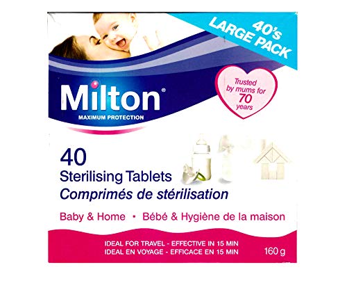 Milton Sterilising Tablets 40Pk Large Pack 160g