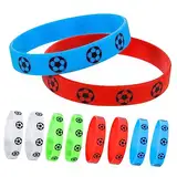 BESPORTBLE 8St Fußball-Armband Fußballschlüsselkette Bizepsbänder Fußball Fußballarmband für Mädchen elastisches armband handschelle Armband mit Fußballmotiv tragbares Armband Kieselgel