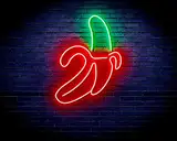 Banana Flex Silicone LED Neon Sign Green & Red st16s33-fnu0042-gr