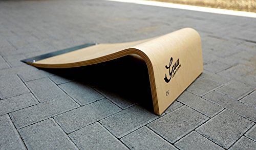 Graw Jump Ramps G20 Sprungrampe - 20 cm Höhe - Für Skateboard, Scooter, Roller, Skates, RC und andere