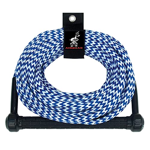 AIRHEAD Unisex – Erwachsene Heavy Duty Tow Harness Kwik Tek AHSR-75 Wasserskiseil, 2,5 m, 1 Abschnitt, blau/weiß, 75-Feet