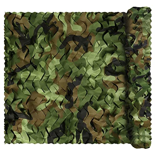 Sensong Tarnnetz Camouflage Netz Woodland 1.5 x 2 M Armee Tarnung Net für Deko Waldlandschaft Jagd Sichtschutz Sonnenschutz Outdoor Camping Garten