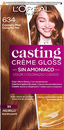 LOreal Paris Casting Creme Gloss Baño De Color 634 Castaño Miel