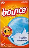 Bounce Dryer Sheets, Fresh Linen 160 Trockentücher - aus USA