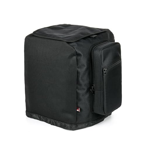 Fiorky Reisetasche für JBL Partybox Encore Essential, Lautsprechertasche mit seitlichem Mikrofon-Aufbewahrungstasche für JBL Partybox Encore Essential für Outdoor-Reisen, Camping, Schwarz , Modern