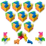 ICEPAPA, 9 Stück Würfelpuzzle Eraser, Radiergummi Kinder Puzzle. Geeignet als mitgebsel kinder, Radiergummi kinder mitgebsel, Give aways kindergeburtstag oder Kindergeburtstag gastgeschenke