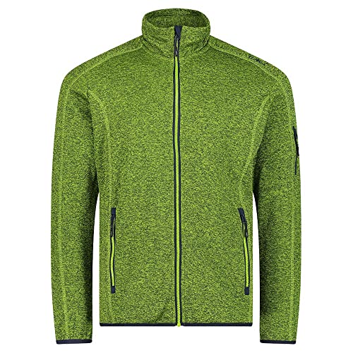 CMP Herren Strickjacke Knit-Tech Jacke, Lime-Darker, 58