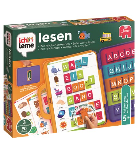 Jumbo Spiele - Ich lerne Lesen - Lernspiele ab 5 Jahren - für 1 Spieler - Vorschule Kindergarten