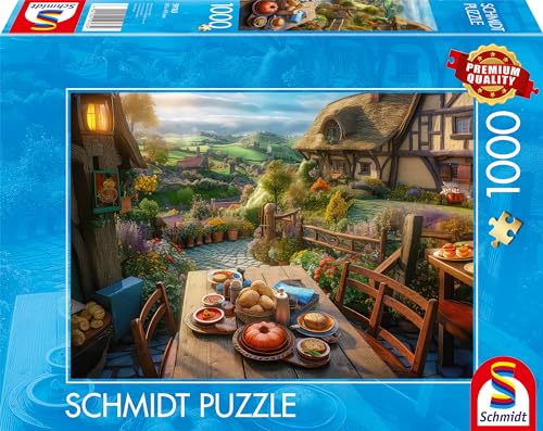 Schmidt Spiele 59763 Frühstück mit Aussicht, 1000 Teile Puzzle, bunt