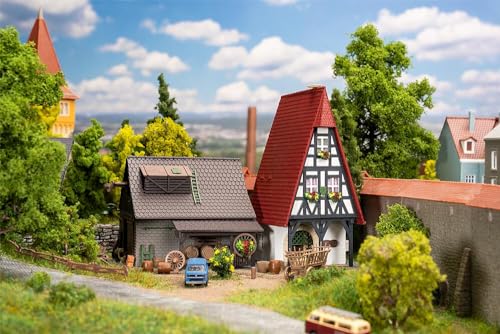 FALLER 232156 - Rathaus mit Weinkeller - Spur: N - Gebäude für Modelleisenbahnen - Maßstab: 1:160