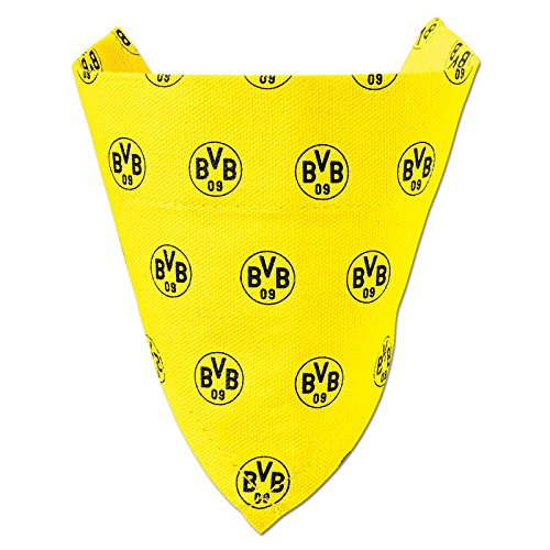 Borussia Dortmund BVB-Hundehalstuch, Schwarz/Gelb, 25