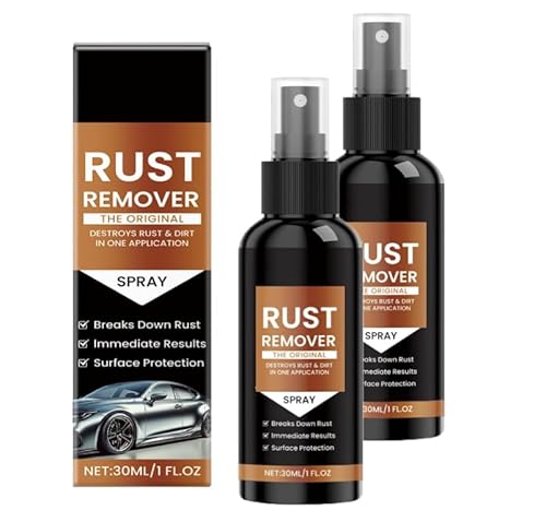Mciluyaiio Nexa Rostlöser-Spray, Rostlöser für Metall, Autokratzer-Entferner, Eisenfleckenreiniger für Verschiedene Oberflächen, Hochleistungs-Rostlöser für Metall, Werkzeuge, Autos, Ketten (2)