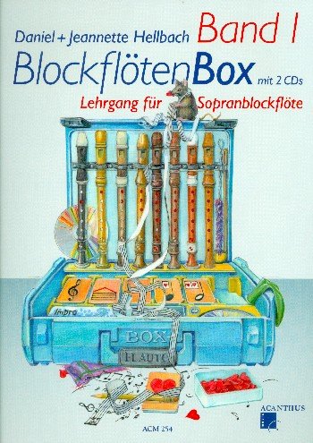 Acanthus Music Blockflötenbox Band 1 + 2 CD's - Lehrgang f. Sopranblockflöte