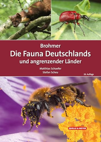 Brohmer – Die Fauna Deutschlands und angrenzender Länder: Ein Bestimmungsbuch unserer heimischen Tierwelt (Quelle & Meyer Bestimmungsbücher)