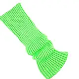 Boot Beinmanschetten Strümpfe Wärmer Stricksocken Pizza Socken (Green, One Size)