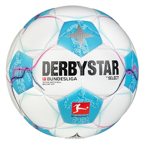 Derbystar Bundesliga Brillant APS v24, Weiss blau pink, 5, hellblau