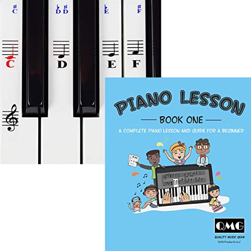 Klavier- und Keyboard-Aufkleber und vollständige Klavierlektionen und Leitfaden für Kinder und Anfänger