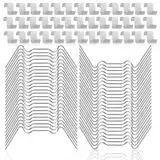 Gewächshaus Klammern, Gewächshausklammern Edelstahl Rostfrei Gewächshaus Zubehör Befestigung Gewächshausclips für Die Fensterersatzklammer in Gewächshäusern