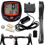 Bikes Speedometer Odometer - Odometer for Bikes, Waterproof Wired Bikes Speedometer with LCD Display - Clear Data Bikes Computer, Multifunctional Portable Cycling Supplies for Scooters