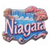 Niagara Falls Kanada 3D-Kühlschrankmagnet, Souvenir, Geschenk, Kunstharz, handgefertigt, Niagara-Kühlschrankmagnet, Dekoration für Zuhause und Küche