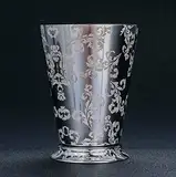 Julep Cup Edelstahl 400 ml – Vintage Silber Minze Julep Cocktail Becher mit Blumendruck Cocktail Tasse Metall Cup (S)