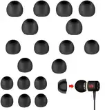 9 Paar Ersatz Silikon Ohrstöpsel, Aufsatz In-Ear Gummi Silikon Ohrpolster, rutschfeste Ersatz-Ohrstöpsel für Fast Alle In-Ear Headset Klein Größe Ersatz Ohrstöpsel, 3 Größe(S/M/L)