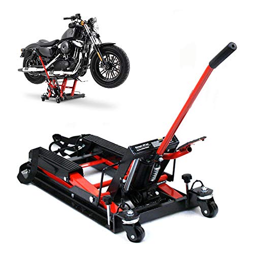 Hydraulik Motorradheber, 680kg Motorradhebebühne Montagebock Motorrad Hebebühne, Klapp Hebebühne, Montagebock Motorrad, für Custom Modelle.