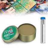 Lötflussmittelpaste Bleifreier Lötdraht, No Clean Lötpaste Flussmittel, High-Quality Soldering Flux Paste für Precision, Lötfett Flussmittel für Mechaniker, Metall-, Zinn,Telefon,PC