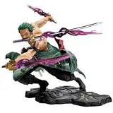 Miotlsy Anime Figur, 26cm Figur Anime Roronoa Zoro Spielzeugfigur,Dreitausend Welt Anime Figuren Dekoration Sammlerstück PVC Anime Charakter Modell für Schreibtische, Autoinnenräume,Anime-Fans