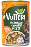 Vutter! Wie Rind & Huhn - 400 g - pflanzliches Alleinfutter für Hunde - Nassfutter