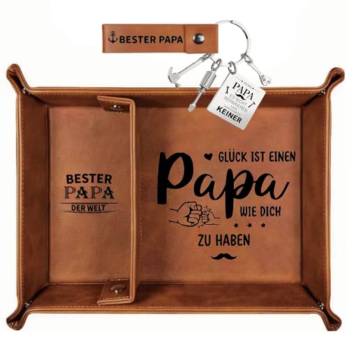 Papa Geschenk Geburtstag, Weihnachten Vatertagsgeschenk Geburtstagsgeschenk Geschenke für Papa, Schreibtisch Organizer Geschenk Papa Geburtstag Vater Geschenk