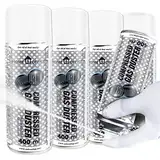 AABCOOLING Home&Office Kältespray Reiniger 4x 400 ml K5, Eisspray, Kühlspray, Schnell Kälte-Spray, bis -50°C, Servicespray, Kälteschock, Kaltreiniger, Motorpflege, Reinigung