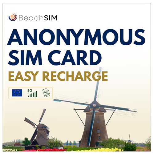 BeachSIM Niederlande anonyme Prepaid SIM-Karte Holland Lebara