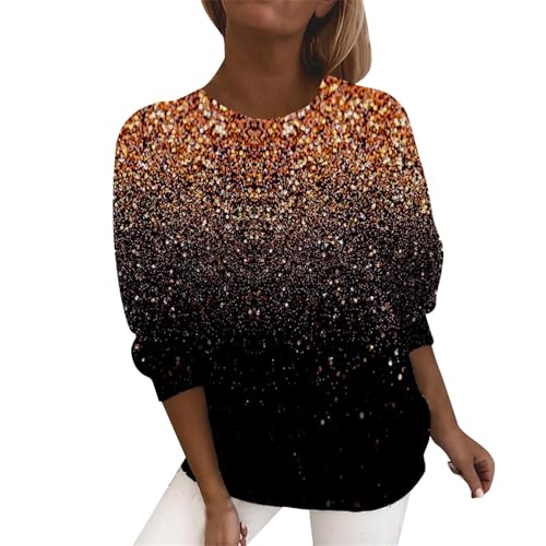 JUZILO Angebote Heute Sommer Pailletten Oberteil Seidenbluse Damen weiße Bluse schickes Oberteil Damen Glitzer Pulli Damen Prime of Day Reiseangebote