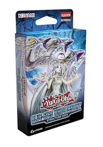 Structure Deck: Blue-Eyes White Destiny | Deutsch | 50-Karten-Deck mit Ultra Rares & exklusiven Secret Rares + Heartforcards® Versandschutz