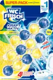 WC FRISCH Kraft Aktiv Duftspüler Lemon (150 g), WC Reiniger für Reinigung bei jeder Spülung, Duftsteine für langanhaltend frischen Duft, 50% Anti-Kalk Effekt*