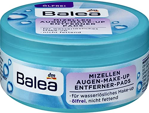 Balea Augen Make-Up Entferner Pads mit Aloe Vera ölfrei, 50 Stück